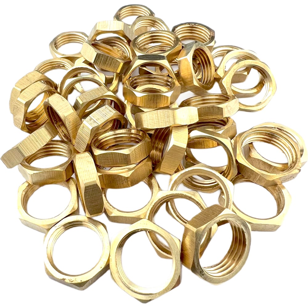 Изображение товара Латунная контргайка Профитт 1/2 дюйма ВР профессиональная для трубных соединений