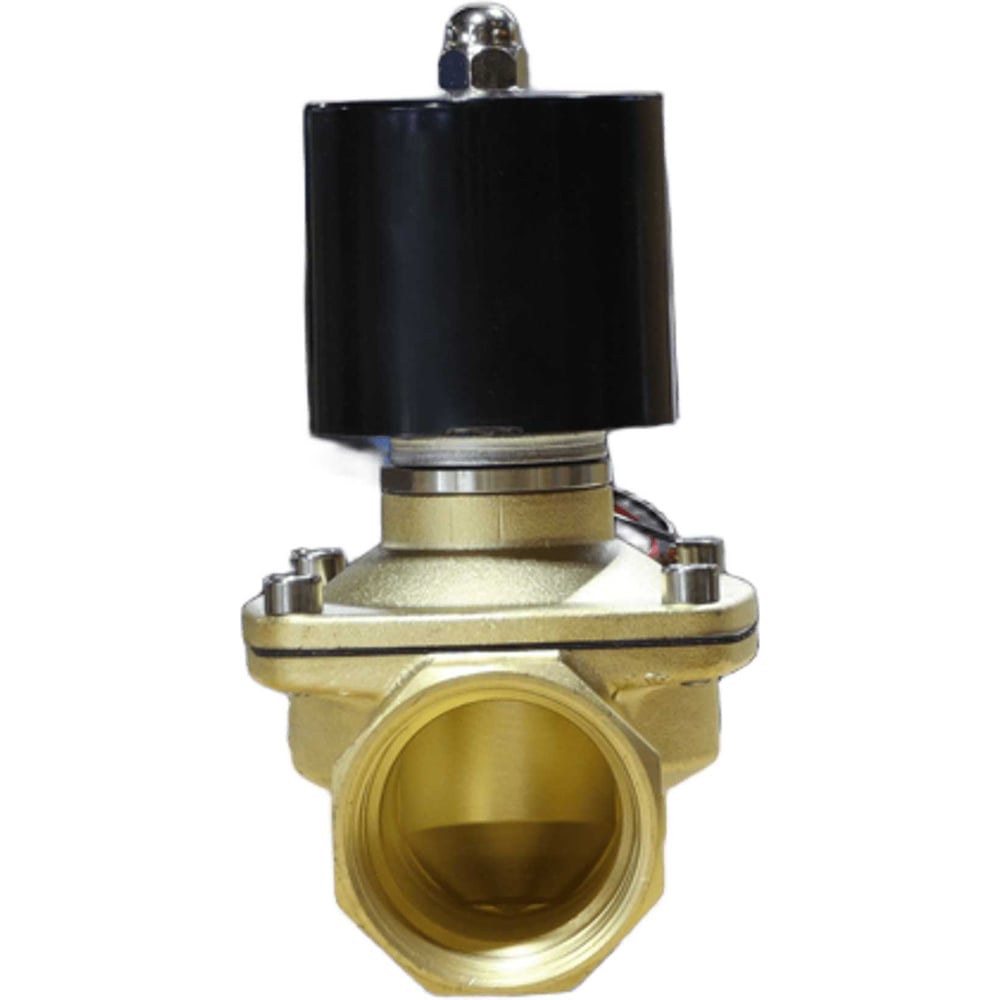 Изображение товара Электромагнитный латунный клапан NEWKEY DN40 12В для воды и газа Изображение товара Электромагнитный латунный клапан NEWKEY DN40 12В для воды и газа