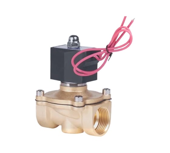 Изображение товара Клапан электромагнитный NEWKEY латунный, прямого действия, нормально закрытый, DN20 (3/4), PN10, 24DC 2W-200-20-24DC