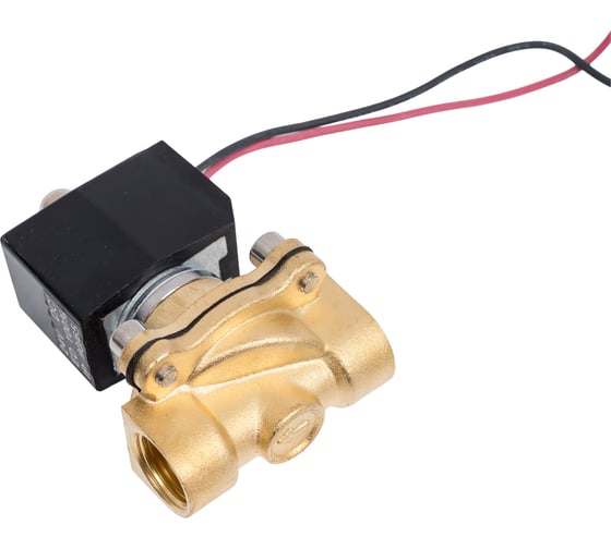 Изображение товара Клапан электромагнитный NEWKEY латунный, прямого действия, нормально закрытый, DN15 (1/2), PN10, 24DC 2W-160-15-24DC