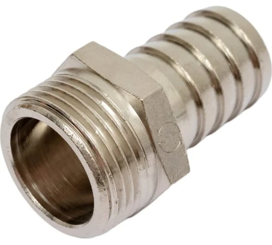 Изображение товара Штуцер елочка нержавеющий NEWKEY AISI304 DN20 x 15mm (3/4 x 15mm), (CF8), PN16, набор 2 шт NAB2-NK-FHN20x15/4