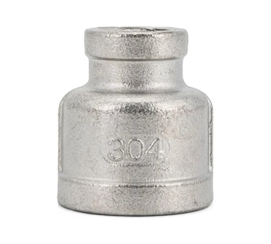 Изображение товара Муфта переходная нержавеющая NEWKEY AISI304 DN20 х DN10 (3/4 х 3/8), (CF8), PN16 набор 2 шт NAB2-NK-MMH20*10/4