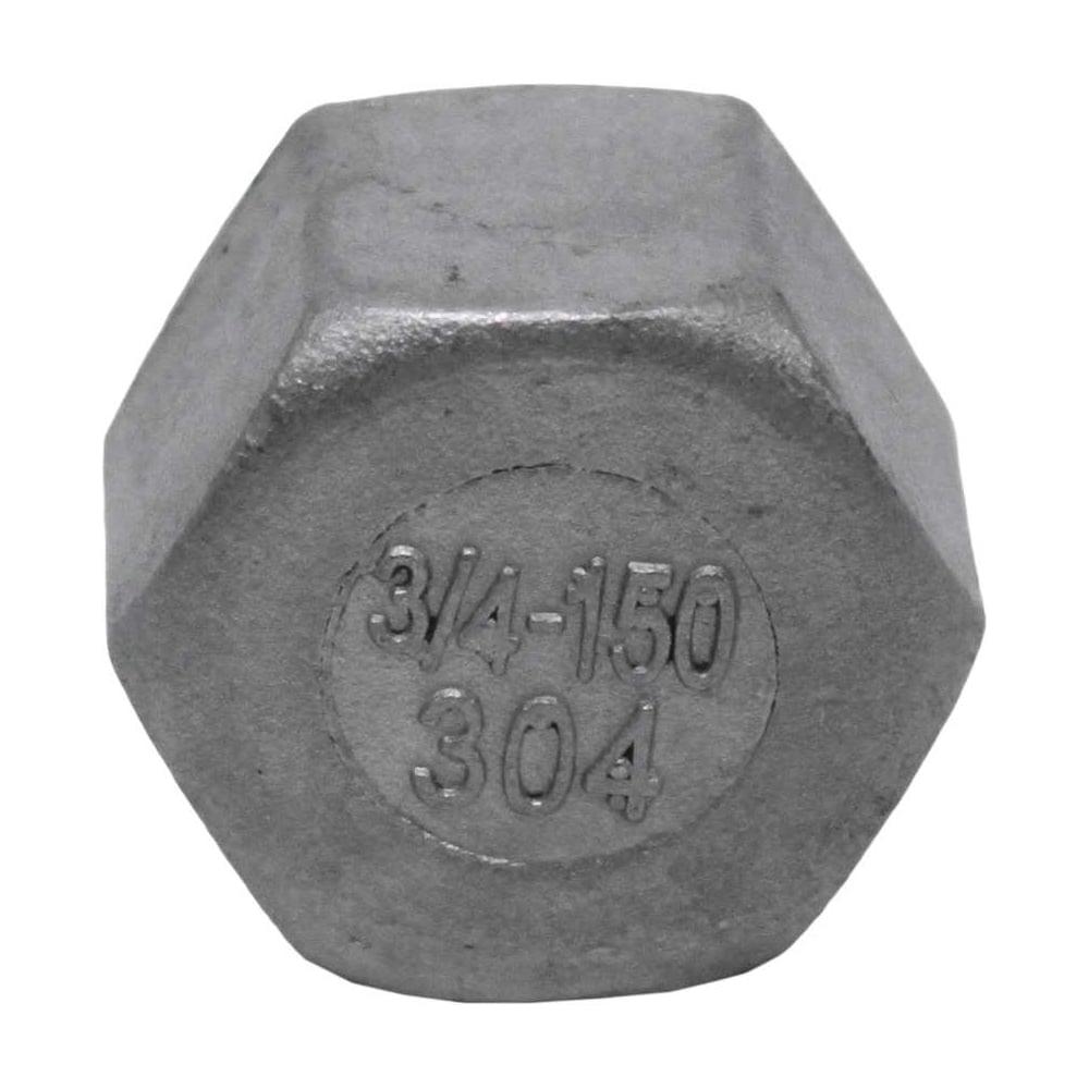 Изображение товара Заглушка В/Р 6-ти гранная нержавеющая NEWKEY AISI304 DN20 (3/4), (CF8), PN16, набор 2 шт NAB2-NK-DTP20/4