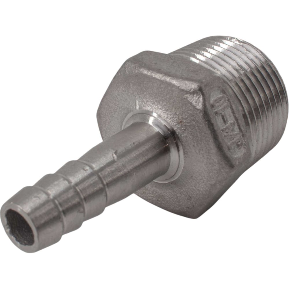 Изображение товара Штуцер елочка нержавеющий NEWKEY AISI304 DN20 x 10mm (3/4 x 10mm), (CF8), PN16, набор 2 шт NAB2-NK-FHN20x10/4