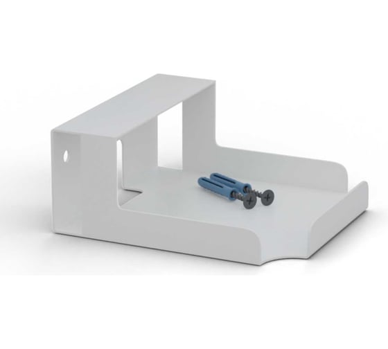 Изображение товара Держатель, кронштейн, подставка для Яндекс станции Алиса 2 АрсеналЪ METAL DESIGN белый AR19YS002R35-06