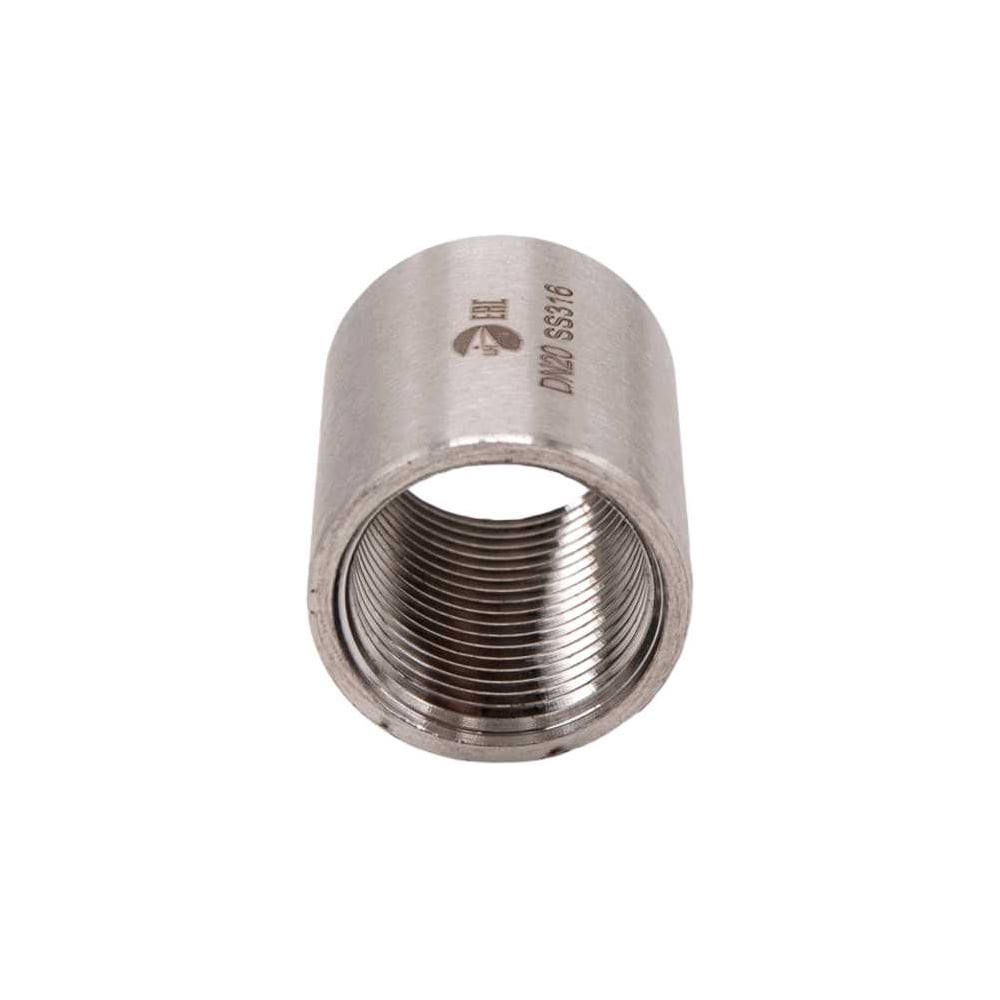 Муфта нержавеющая NEWKEY AISI316 DN20 (3/4), (CF8M), PN16, набор 2 шт NAB2-NK-MM20/6