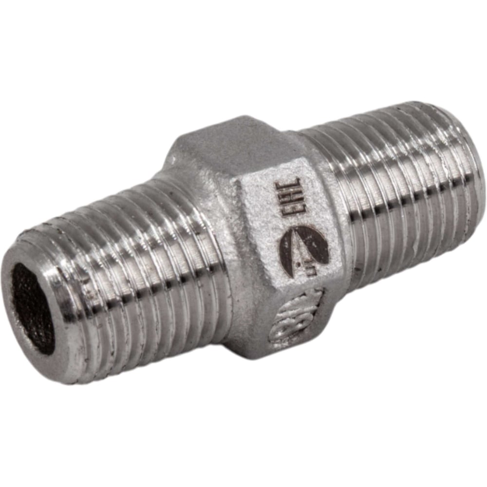 Изображение товара Ниппель NEWKEY резьбовой нержавеющий 1/8 DN 6 набор из 4 шт