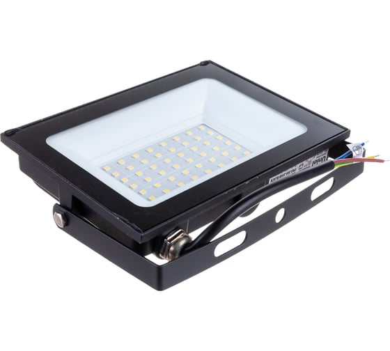 Изображение товара Светодиодный прожектор Uniel 50W 6500K IP65 200-250В BLACK ULF-F21 UL-00007365