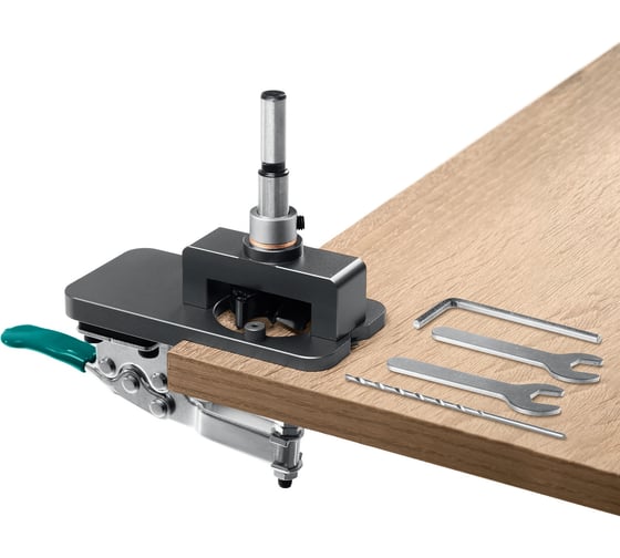 Изображение товара Кондуктор Kraftool Woodsniper 127, 35 мм, для мебельных петель 30075