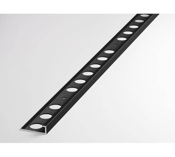 Изображение товара Профиль окантовочный L-образный алюминиевый ЛУКА 6 мм, 2,7 м, 5 шт, Черный УТ000031066