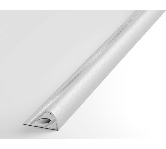 Изображение товара Профиль окантовочный полукруглый алюминиевый ЛУКА 12 мм, 2,7 м, Белый УТ000013610