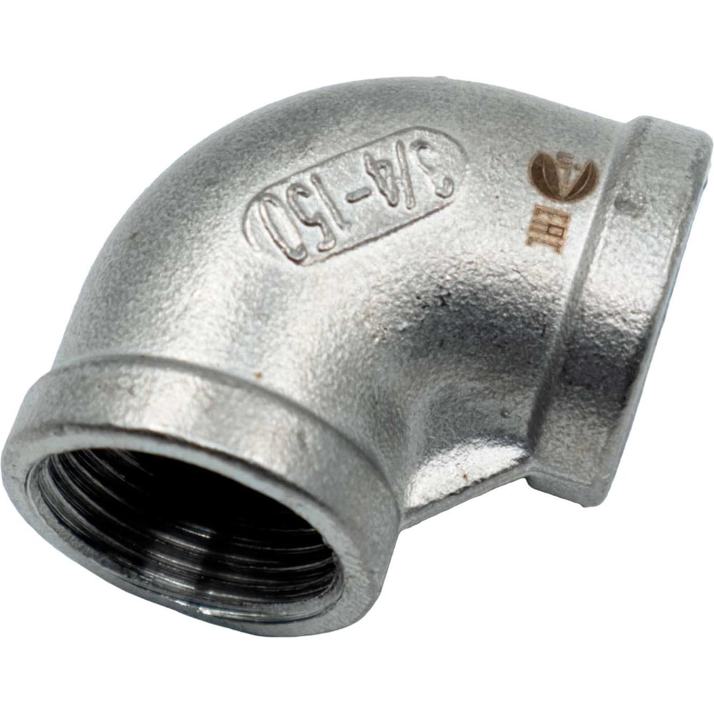 Отвод резьбовой NEWKEY вр/вр нержавеющий, AISI304 DN20 (3/4), (CF8), PN16 набор 2 шт NAB2-NK-FEDD20/4