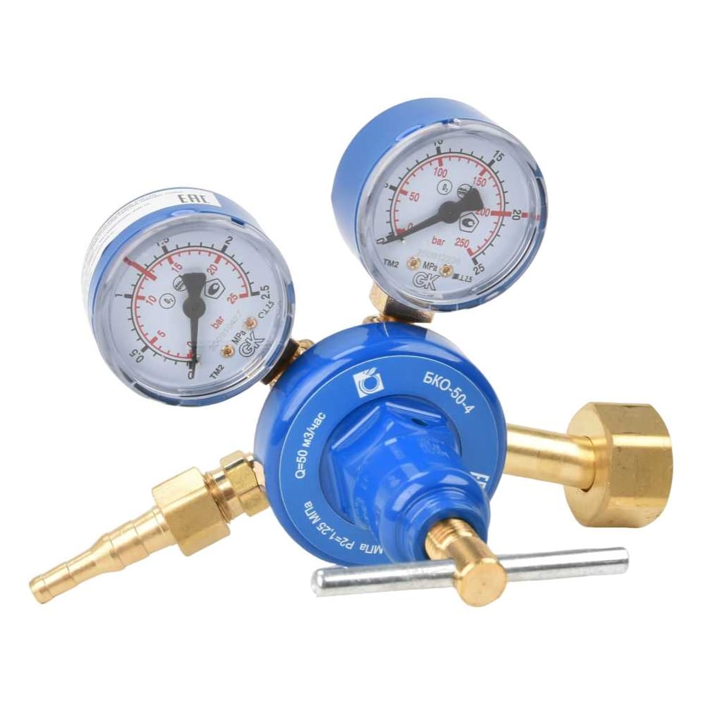 Изображение товара Редуктор кислородный Промтехкомплект БКО 50 максимальное давление 1.25 МПа