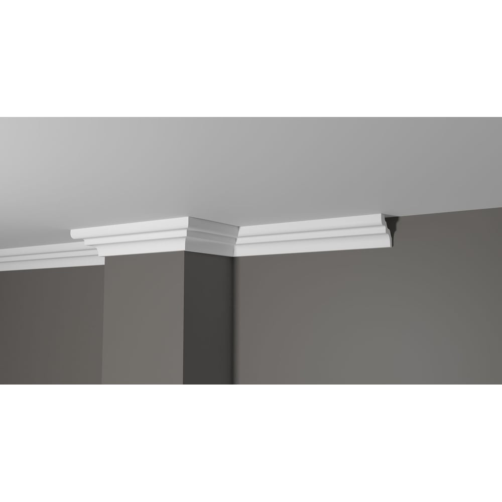 Изображение товара Карниз Decor-Dizayn DD39 потолочный плинтус 2000мм белый