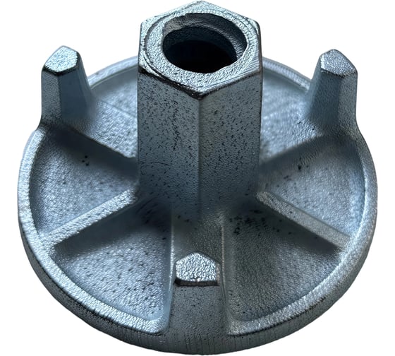 Изображение товара Гайка литая SAMGRUPP 90 мм трехрожковая оцинкованная 20 шт SAMС-005090302-20