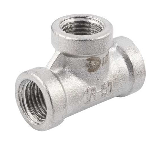 Изображение товара Тройник NEWKEY вр. нержавеющий, AISI316 DN 8 (1/4), (CF8M), PN16, набор 2 шт NAB2-NK-DTF8/6