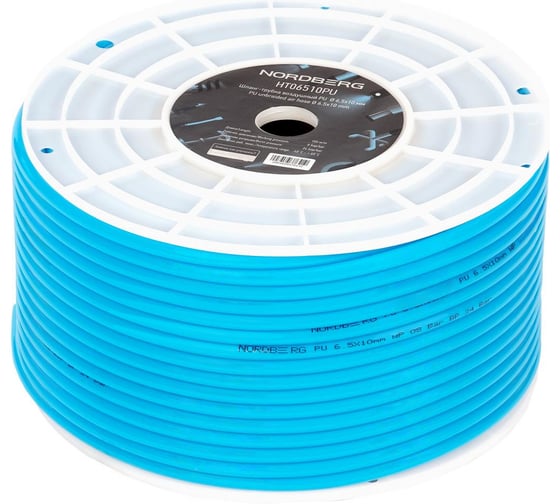 Изображение товара Шланг-трубка воздушный NORDBERG ПУ 6.5х10 мм, (100м) HT06510PU