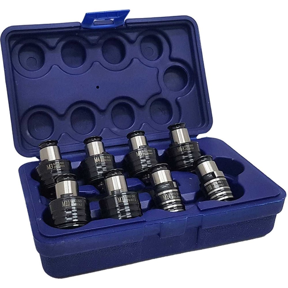 Изображение товара Набор быстросменных резьбонарезных вставок Partner ISO-GT12 с предохранительной муфтой  891200