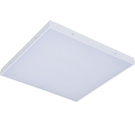 Изображение товара Универсальный офисный светодиодный светильник Ledcraft Армстронг 60 Вт IP54 595x595x48 мм 4000К Опал 1619520044