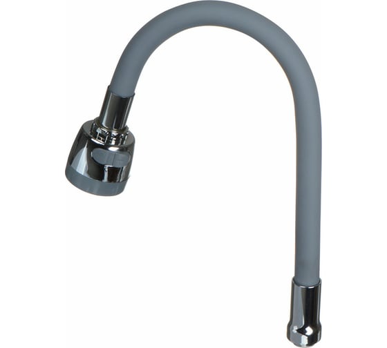 Изображение товара Гибкий излив с лейкой Melodia della vita 2 режима, серый 49 мм 34392