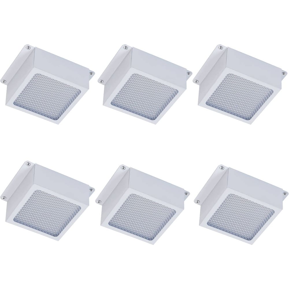 Изображение товара Универсальный светильник Ledcraft Грильято 6 шт 48 Вт 100x100x40 мм 4000K