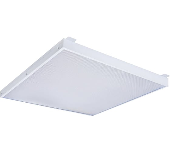 Изображение товара Универсальный офисный светодиодный светильник Ledcraft Грильято 80 Вт IP20 580x580x40 мм 3000K Призма 1619500005