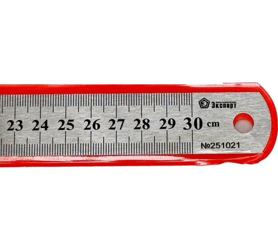Изображение товара Линейка измерительная мет. НТЦ Эксперт 300 мм Эксперт с поверкой ГРСИ № 94930-25 ntc-000198
