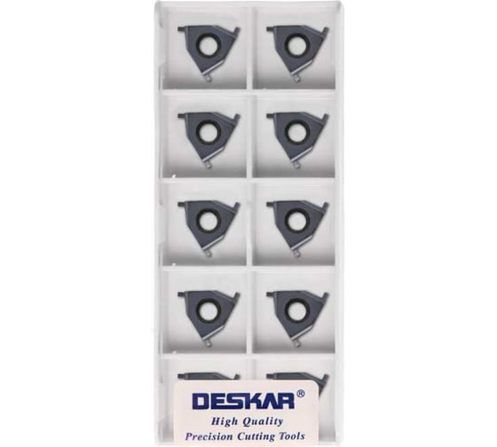 Изображение товара Пластина отрезная, канавочная DESKAR 16IR EL 0.7 LDA 10 шт 00-00052464