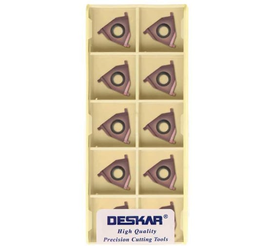 Изображение товара Пластина отрезная, канавочная DESKAR 16IR EL 0.8 LF6018 10 шт 00-00052523