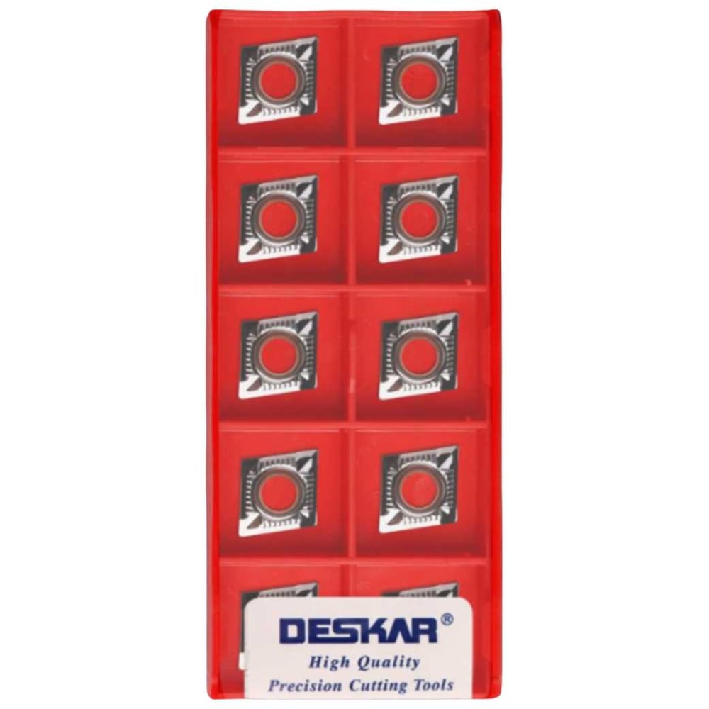 Изображение товара Пластина для точения DESKAR CCGT09T302 AL K10 10 шт профессиональные режущие пластины