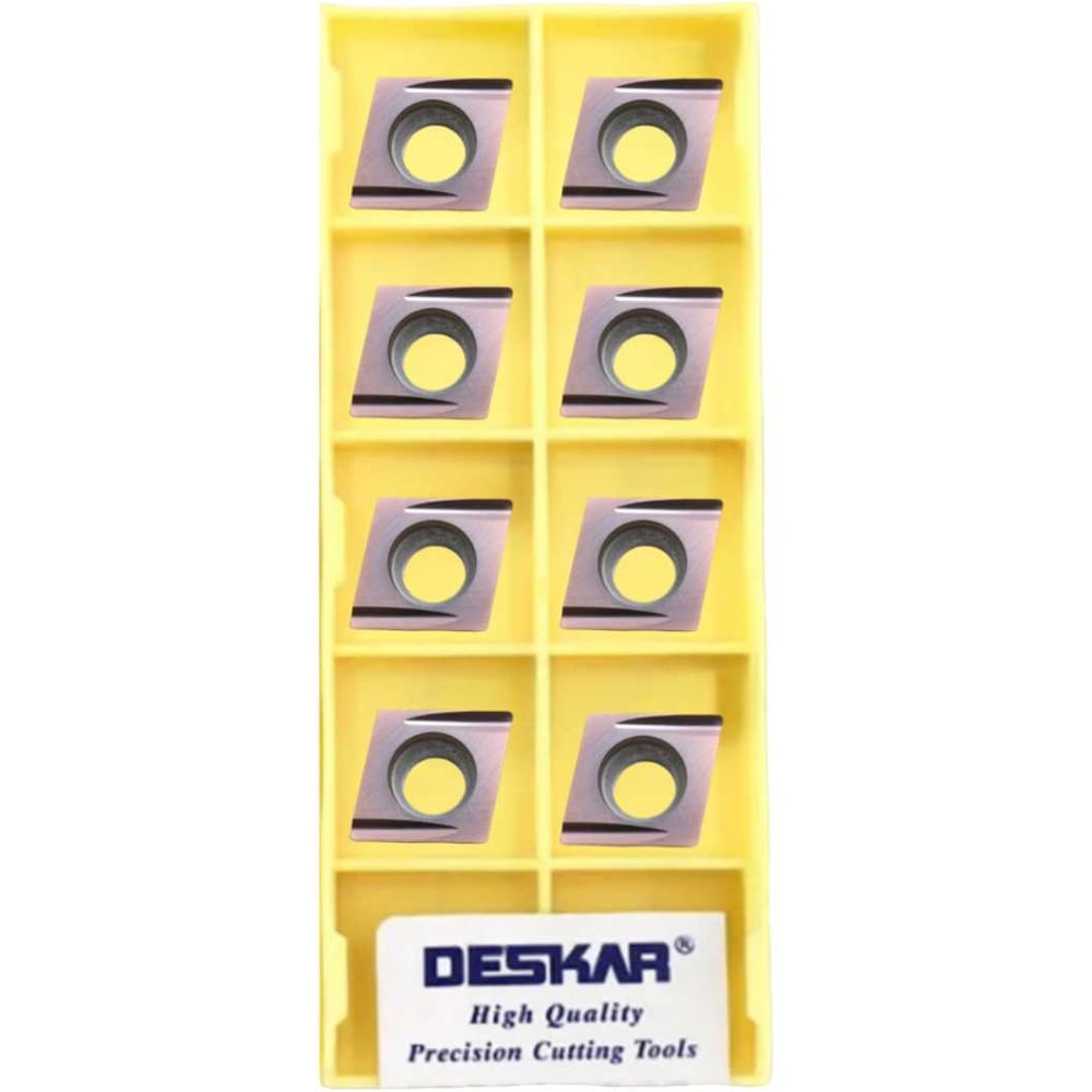 Изображение товара Пластина для точения DESKAR CCGT060202R-U LF6018 10 шт