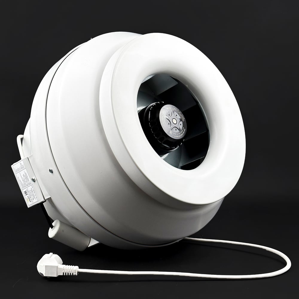 Изображение товара Комплект KRAFTAIRвентилятор канальный круглый с вилкой ВКК-315V+вилка