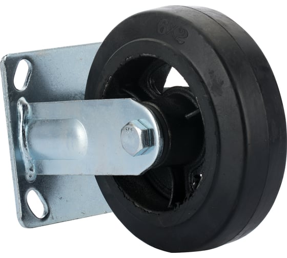 Изображение товара Колесо Caster 150 мм, большегрузное неповоротное, обрезиненное FCd63-LS