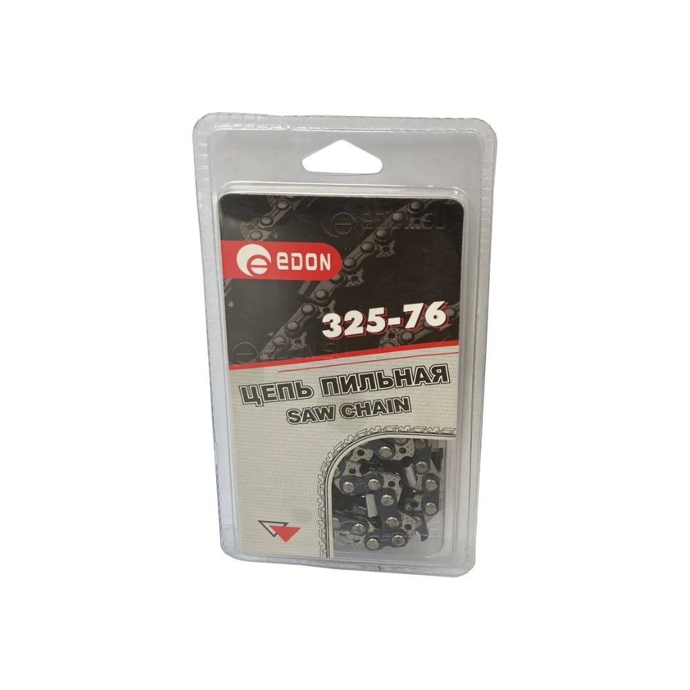 Изображение товара Цепь пильная EDON 325-76 15606 для цепных пил, 76 звеньев, длина 50 см