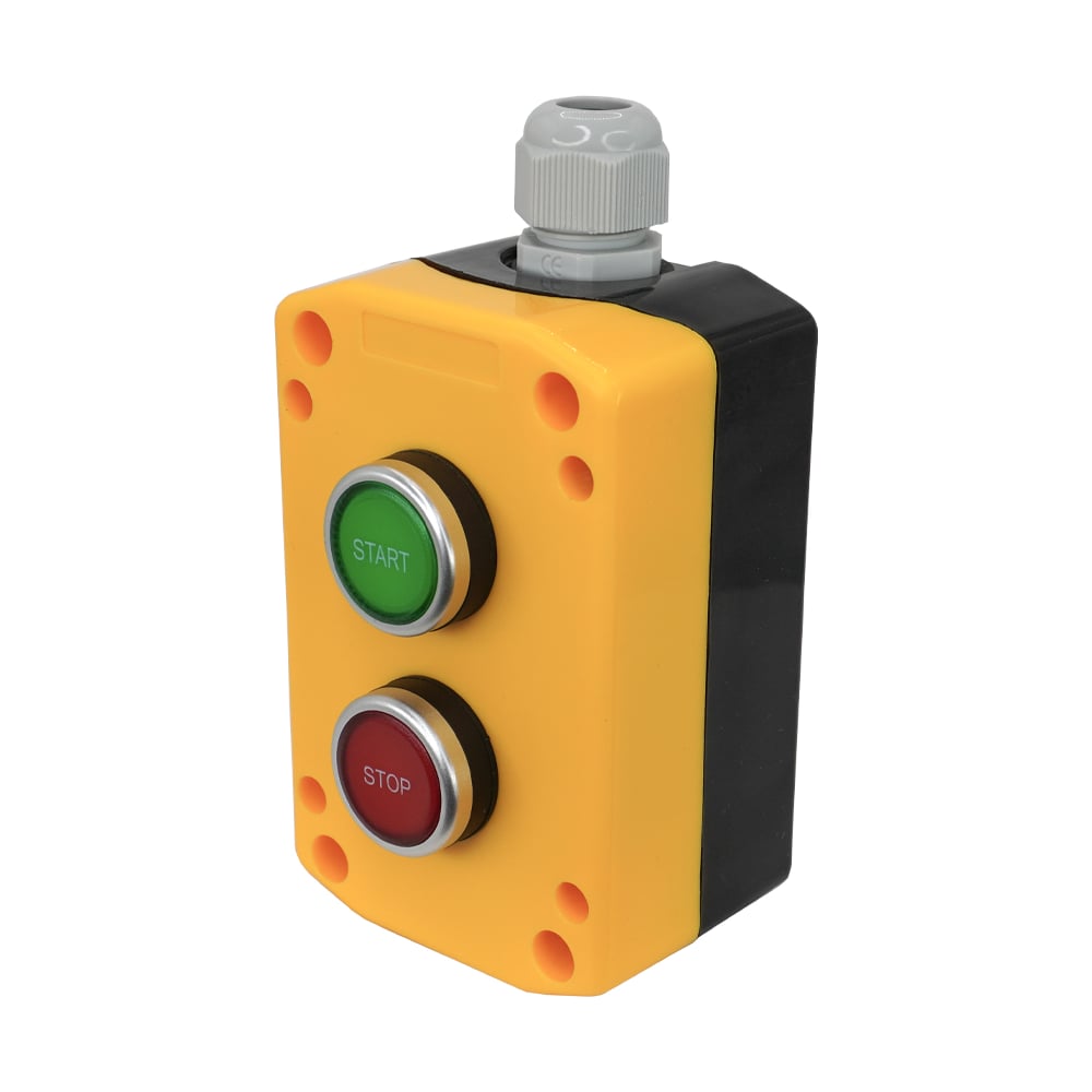 Изображение товара Пост управления цилиндр зеленый Start и красный Stop IP65 1 шт