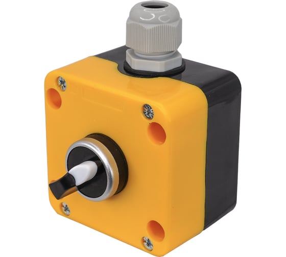 Изображение товара пост управления переключатель на два положения с фиксацией (НО) 1 шт IP65 Электротехник ПКУ22-1341-65У1 ET014863