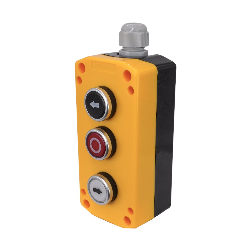 Изображение товара Пост управления электромеханический ПКУ-22-3251-65У1 с IP65, 3 цвета