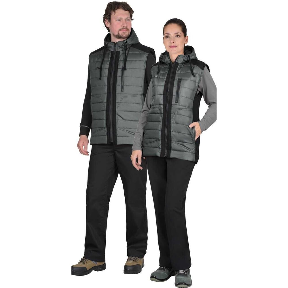 Изображение товара Жилет СИРИУС Урбан-Р серый с черным для повседневного использования