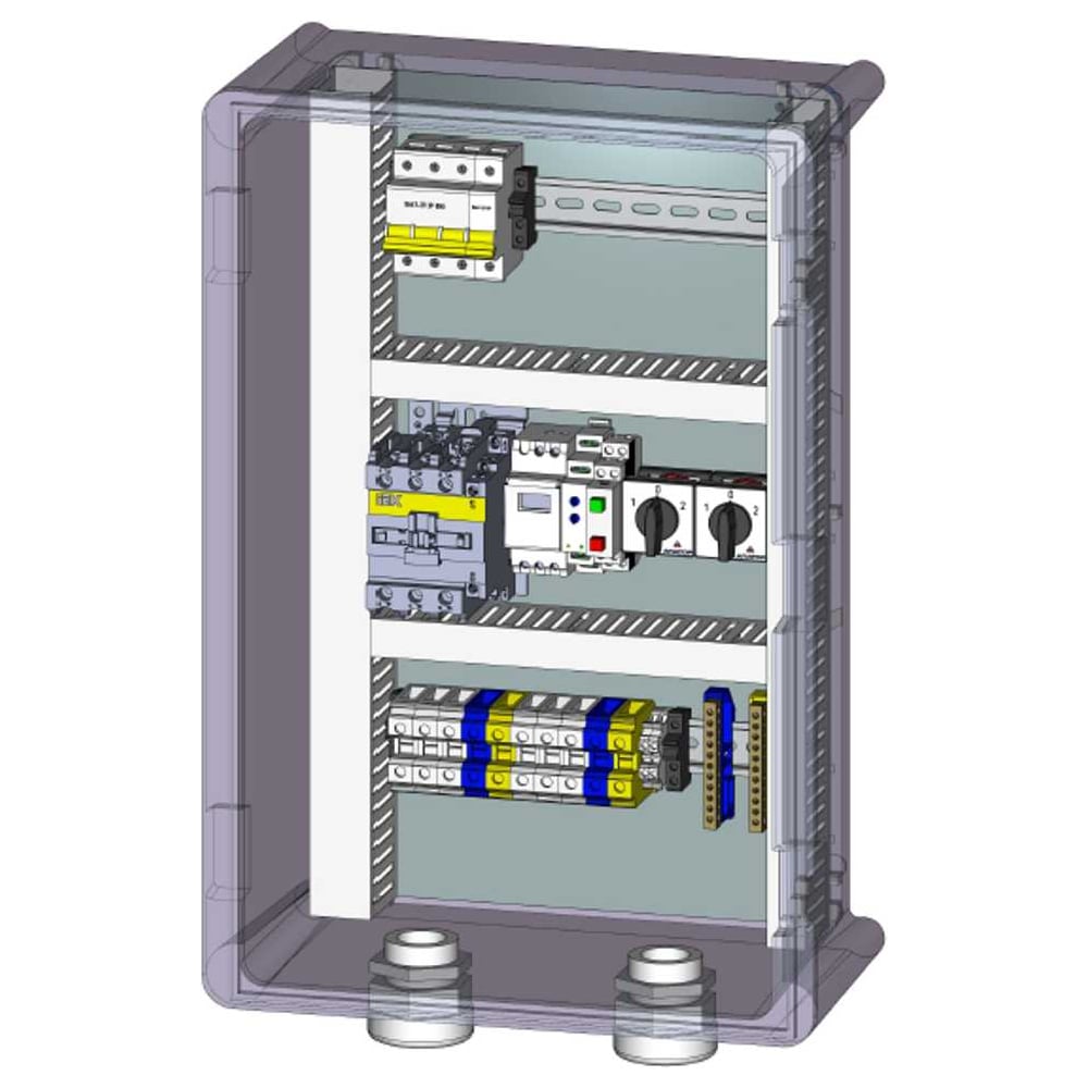 Изображение товара Шкаф управления освещением ЭНЕРГОПЛАСТ ЭП-ШУНО-1 с таймером и фотореле
