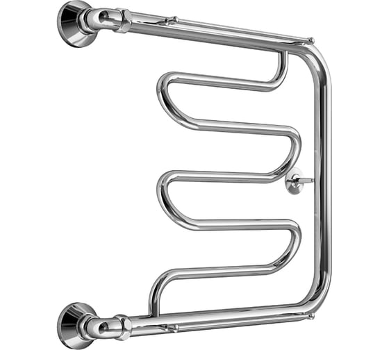 Изображение товара Полотенцесушитель Melodia della vita Foxtrot Plus из нержавеющей стали с полочкой 50х60 49434