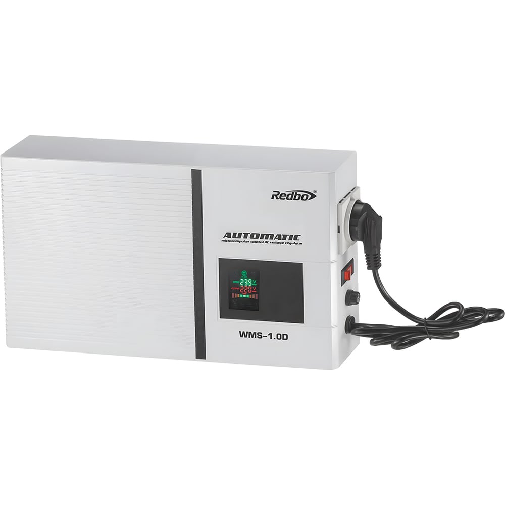 Изображение товара Автоматический стабилизатор напряжения однофазный Redbo WMS-1.0D 39879
