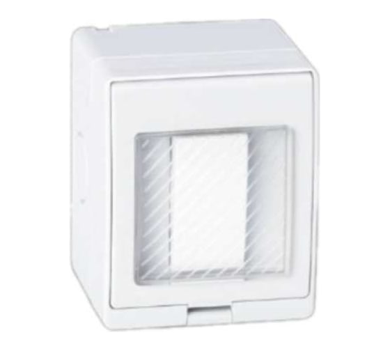 Изображение товара Коробка накладного монтажа SPL для модульных электроустановочных изделий 45х45, IP55, серый 204201