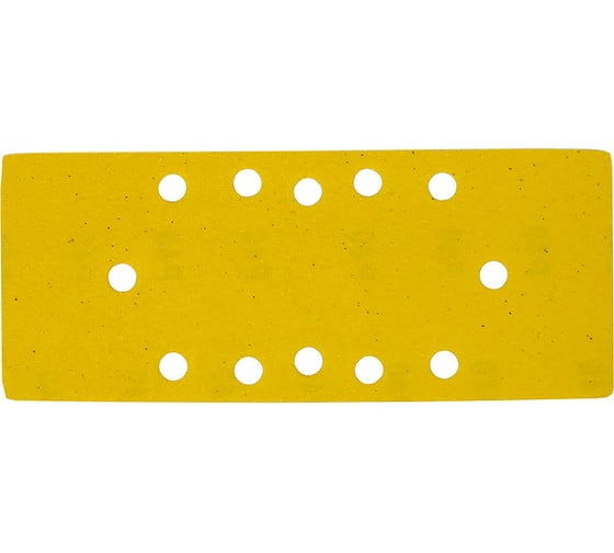 Изображение товара Лист шлифовальный на бумажной основе Свое Ремесло Amber 93х230мм 12отв., Р40 (упак 50шт) АМ186558