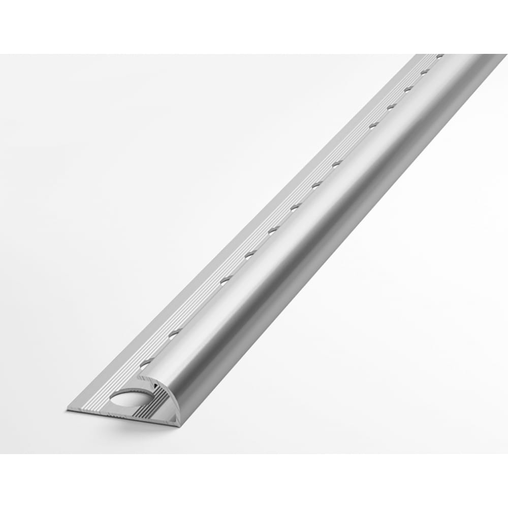 Полукруглый окантовочный алюминиевый профиль Лука профиль окантовочный 20x9x10x2000 мм