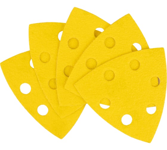 Изображение товара Лист шлифовальный на бумажной основе Свое Ремесло Amber 93х93мм 6отв., Р120 (упак 25шт) АМ187639