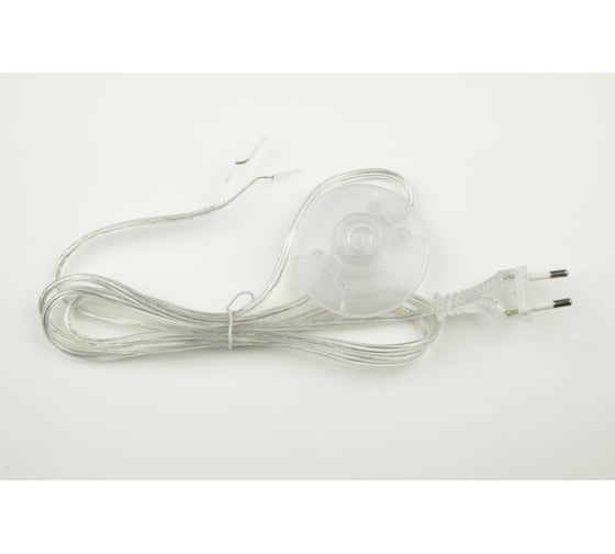 Изображение товара Сетевой шнур с вилкой и выключателем Uniel 02A-170 CLEAR UCX-C21 UL-00004437
