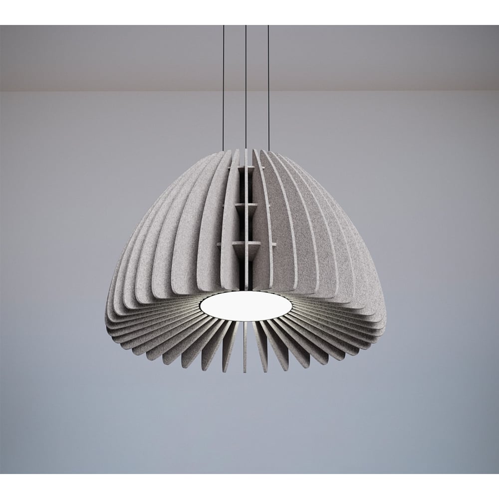 Изображение товара Светильник светодиодный подвесной Modaline ROUND BELL90 МРАМОР 900x900 мм, 25 Вт, натуральный белый