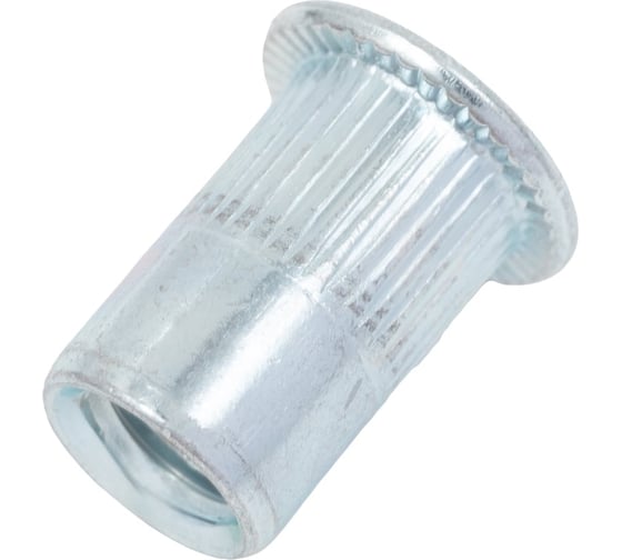 Изображение товара Заклепка гаечная Море-Метизов шестригранная, стандартный борт, цинк, М6 ZAKGAYHSTBМ6С50М