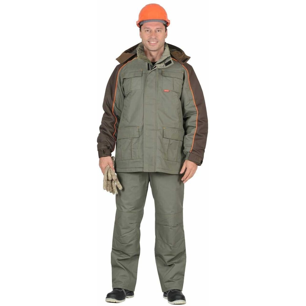 Изображение товара Мужской зимний костюм-двойка СИРИУС Кобальт с утеплителем Термофилл