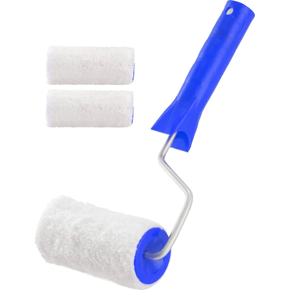 Изображение товара Набор КЭС Валик Termo-Fusion микрофибра белый 150 мм с запасными роликами